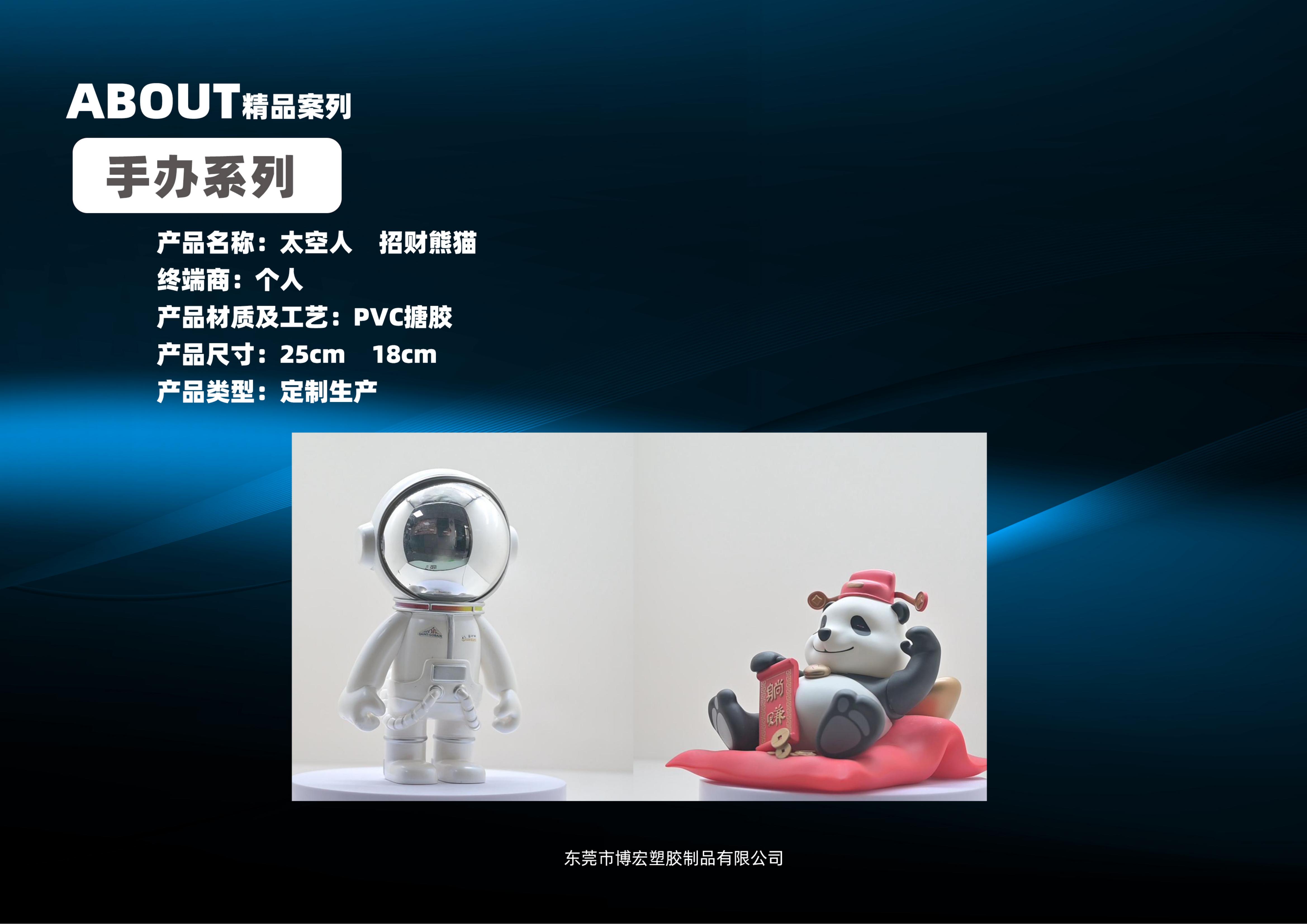 PVC Vinyl Astronaut Lucky Panda
