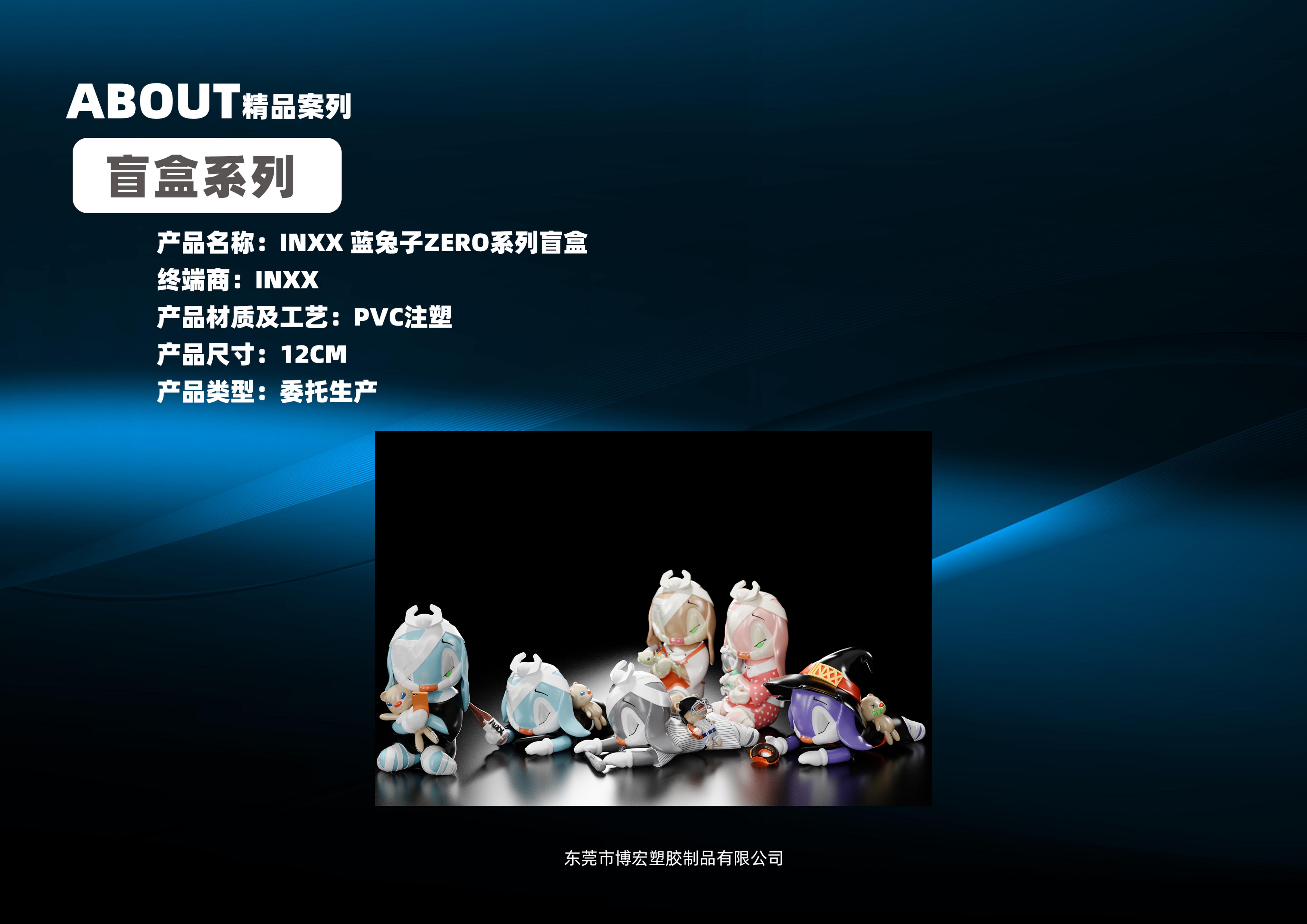 PVC Injection INXX Blue Rabbit