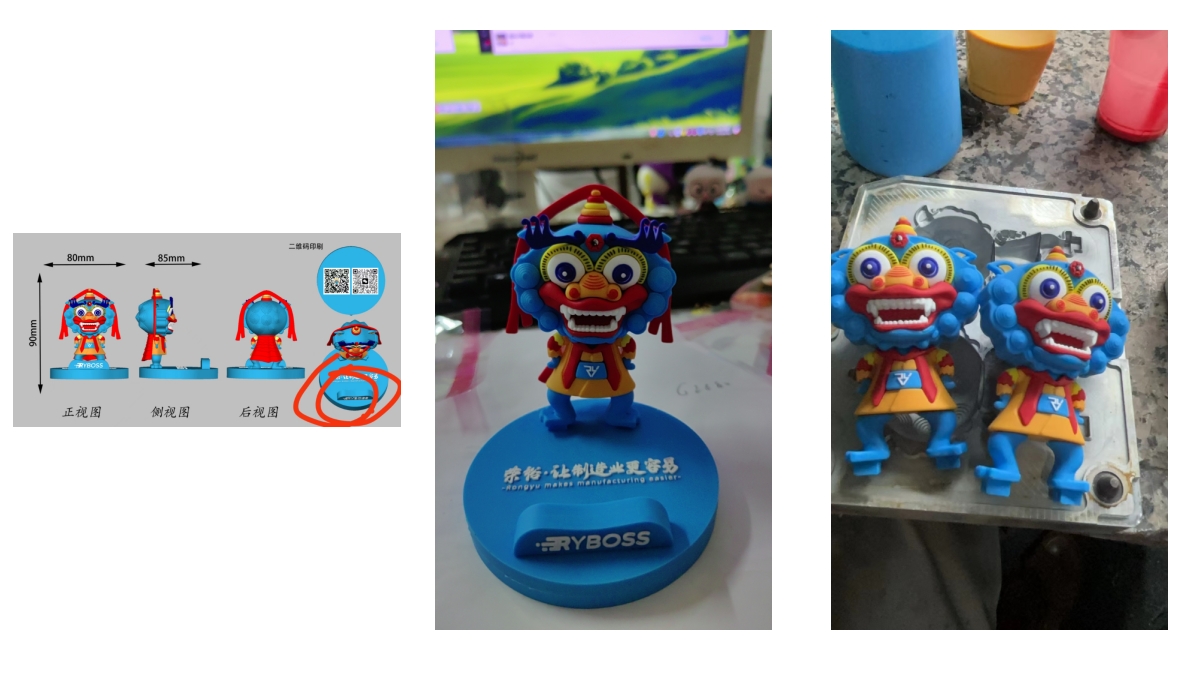 Epoxy Resin Doll Phone Holder