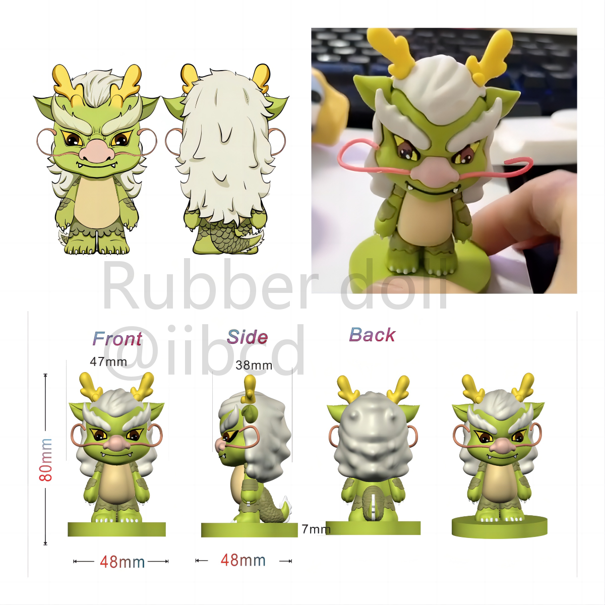 Epoxy Resin Dragon Doll